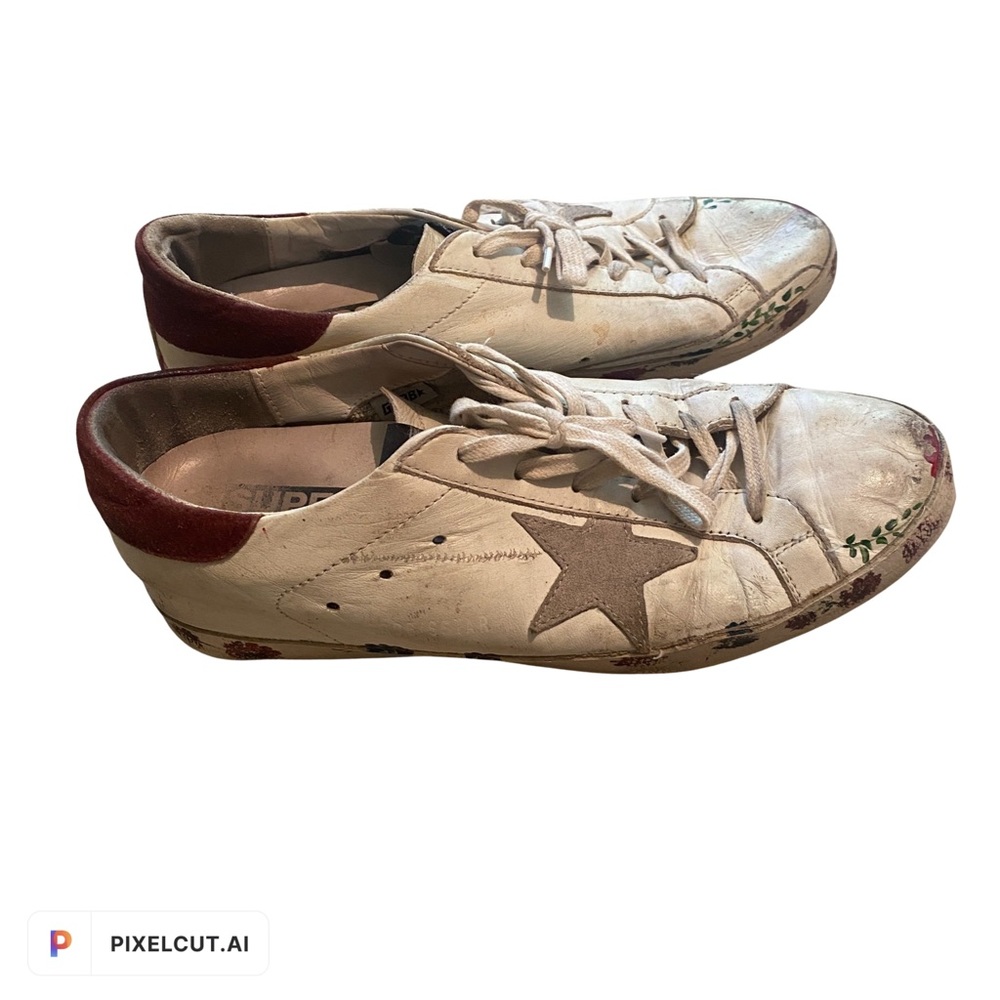 Golden Goose Hand Painted Sneakers - Picture 2 of 11